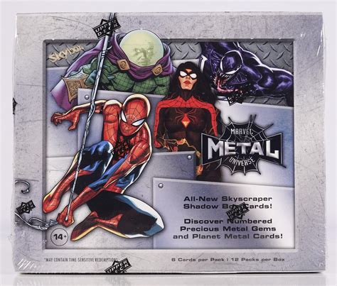 metal universe trading cards box